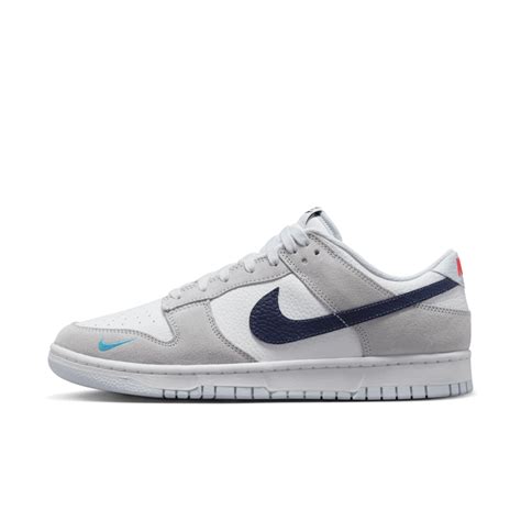 nike dunk low mini swoosh grey - men's shoes|nike dunk low sale.